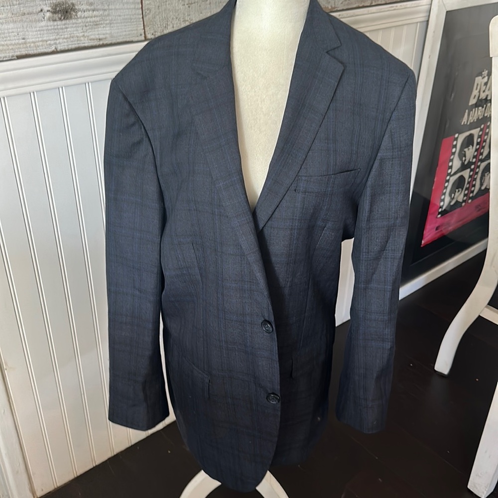 Navy blue blazer slim fit